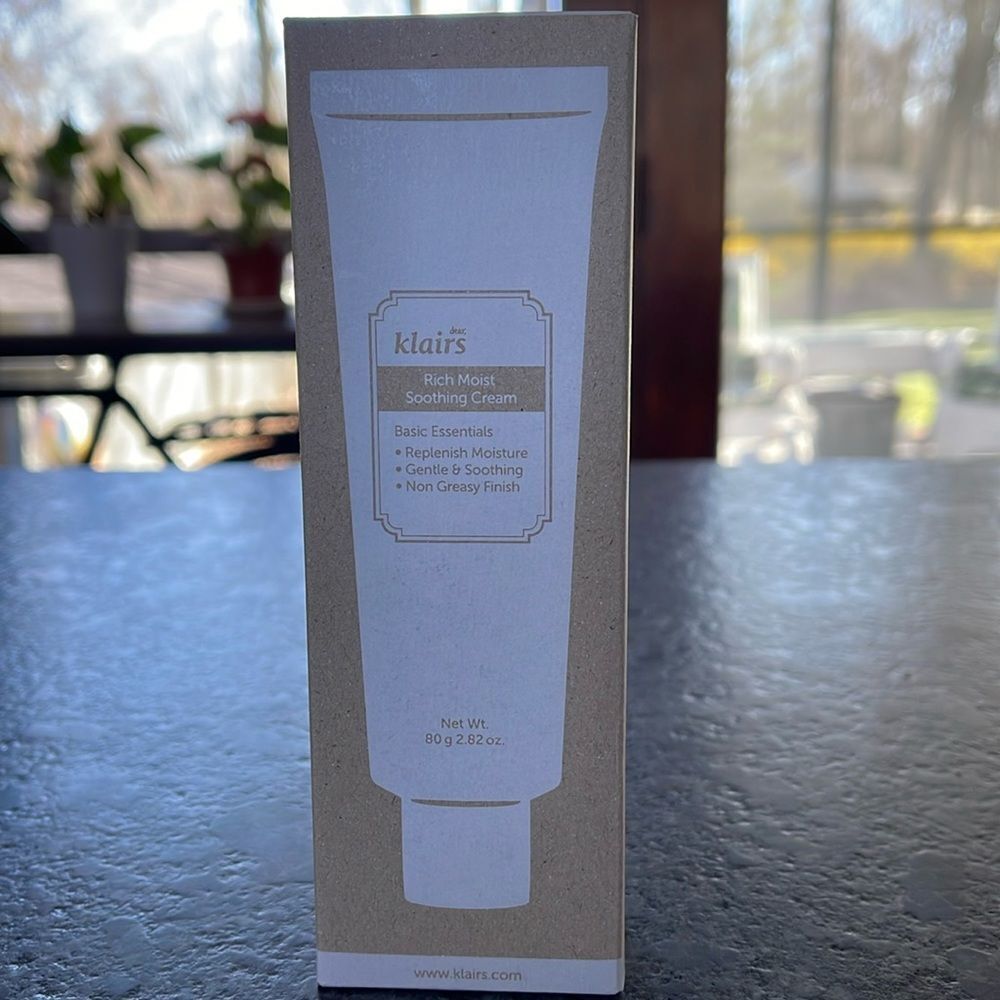 Dear Klaires Rich Soothing Cream K Beauty perfect icing that locks in moisture